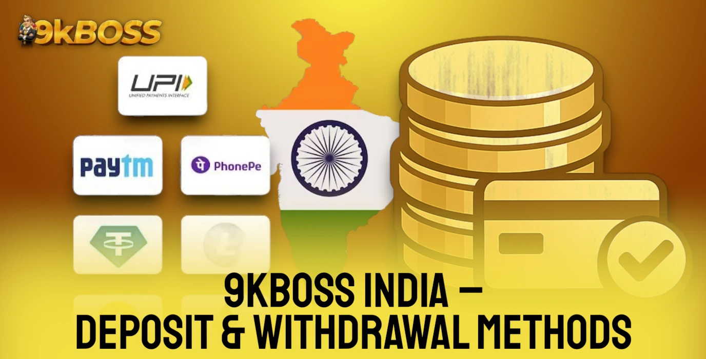 9kboss India - Payment Methods